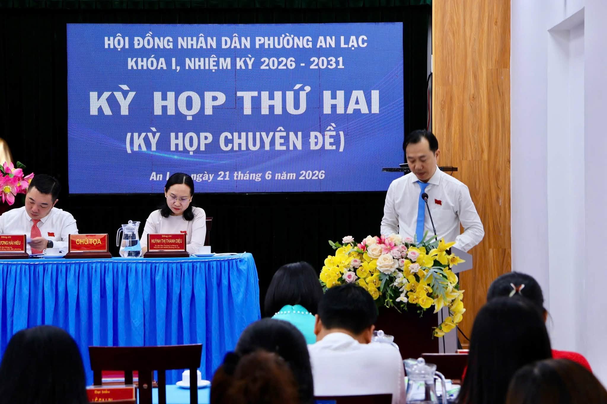 KỲ HỌP THỨ HAI (KỲ HỌP CHUYÊN ĐỀ) HỘI ĐỒNG NHÂN DÂN PHƯỜNG AN LẠC KHÓA I, NHIỆM KỲ 2026 - 2031 - 5