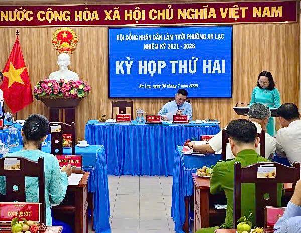 Hội Đồng Nhân Dân Lâm Thời Phường An Lạc, Nhiệm Kỳ 2021-2026 Tổ Chức Kỳ Họp Thứ Hai - 23