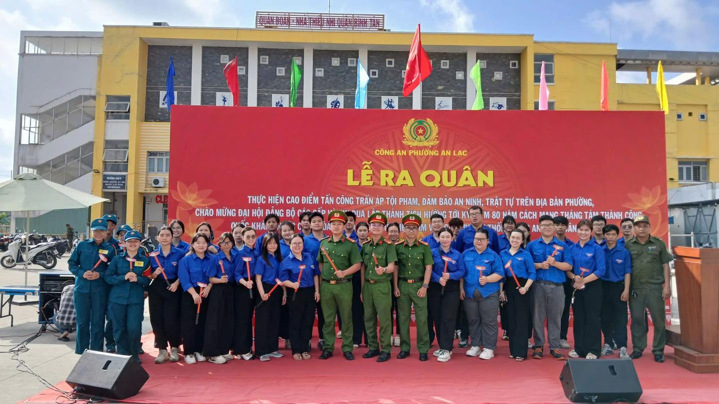 Tham Gia Lễ Ra Quân Cao Điểm Tấn Công Trấn Áp Tội Phạm Đảm Bảo An Ninh Trật Tự Trên Địa Bàn Phường An Lạc - 5