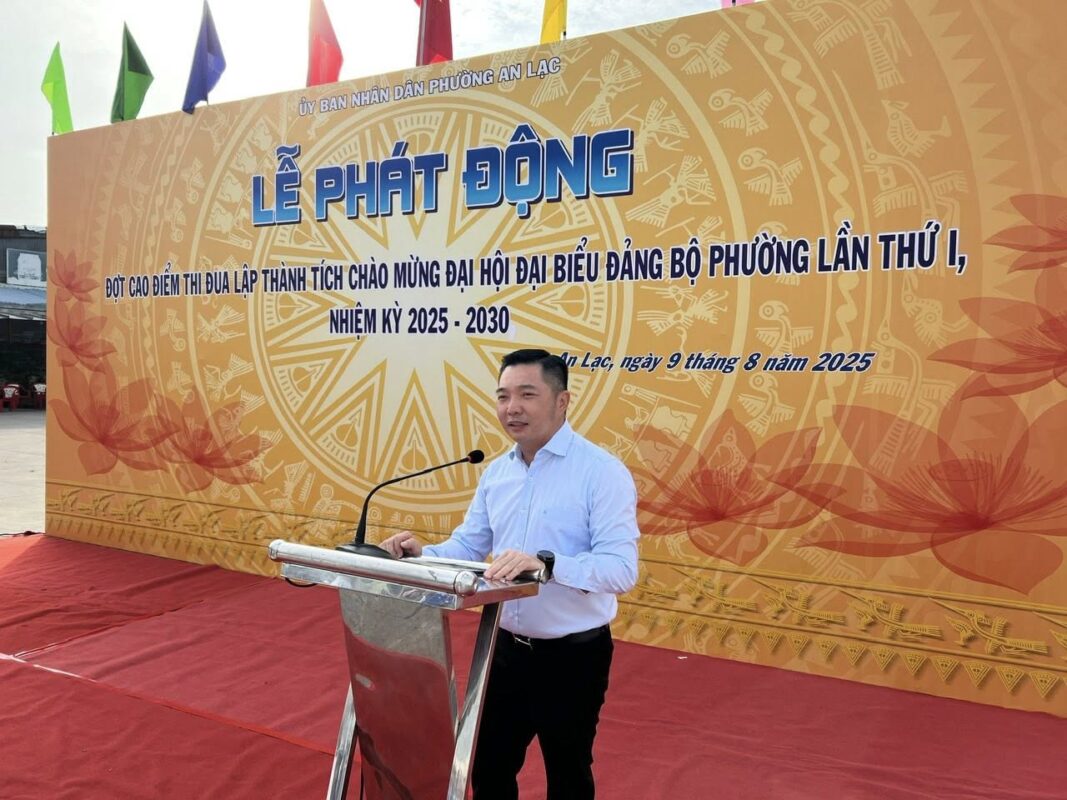 Phường An Lạc tổ chức lễ phát động “Đợt cao điểm thi đua lập thành tích chào mừng Đại hội Đại biểu Đảng bộ phường lần thứ I, nhiệm kỳ 2025 – 2030” - 1