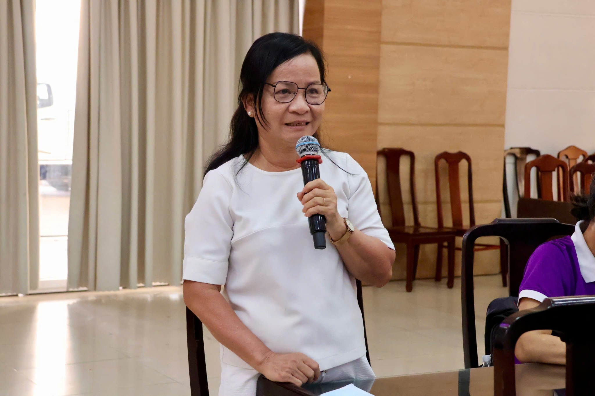 Cử tri phát biểu ý kiến trong không khí dân chủ, trách nhiệm